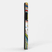 抽象芸術によって着色される花のベクトル芸術 Case-Mate iPhoneケース (裏面/右)