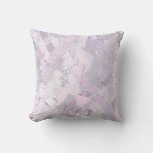 抽象芸術によって絵を描かれるブラシは質をなでます クッション (正面)