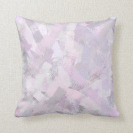 抽象芸術によって絵を描かれるブラシは質をなでます クッション