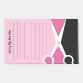 抽象芸術のはさみのヘアーサロン ポストイット (正面)