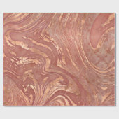 抽象芸術のばら色の大理石および水晶の質 ラッピングペーパー (フラット)