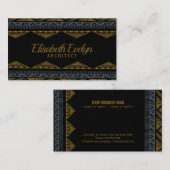 抽象芸術のアフリカのパターン 名刺 (正面/裏面)