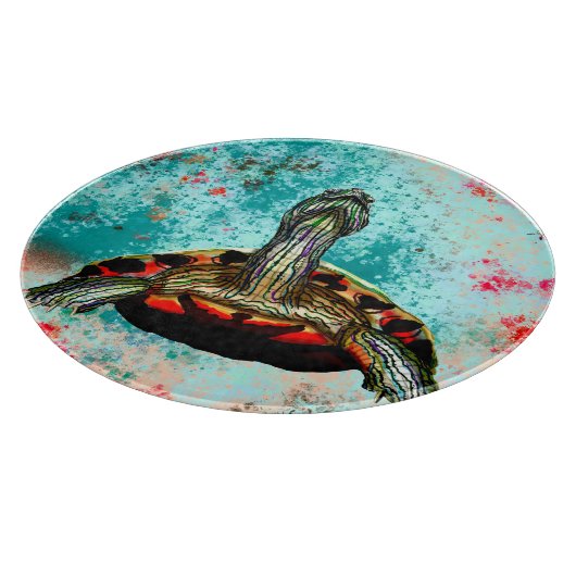 抽象芸術のアートワーク カッティングボード (角)