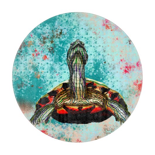 抽象芸術のアートワーク カッティングボード (正面)