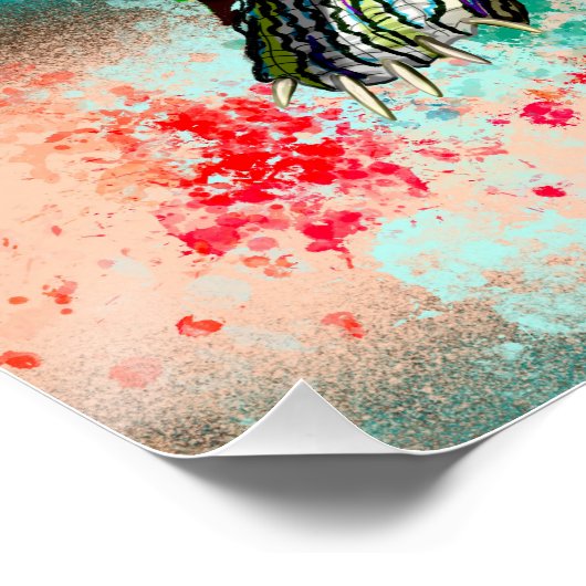 抽象芸術のアートワーク ポスター (コーナー)