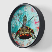 抽象芸術のアートワーク 壁時計 (傾斜)