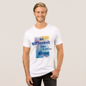 抽象芸術のインスピレーションTシャツ トライブレンドTシャツ (正面全面)