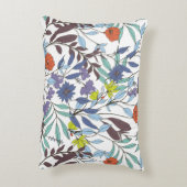 抽象芸術のエレガンスパターンとフローラ背景。 アクセントクッション (裏面(縦))