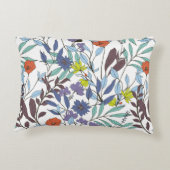 抽象芸術のエレガンスパターンとフローラ背景。 アクセントクッション (裏面)