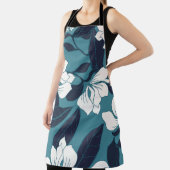 抽象芸術のエレガンス・パターンとフローラのバックグラウンド  エプロン (インサイチュ)