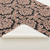 抽象芸術のエレガンス・パターンとフローラのバックグラウンド  シェルパブランケット (3/4)