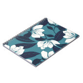 抽象芸術のエレガンス・パターンとフローラのバックグラウンド ノートブック (左側)