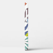 抽象芸術のエレガンス・パターンとフローラのバックグラウンド  Case-Mate iPhoneケース (裏面 / 左)