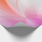 抽象芸術のエレガント水色絵を描手 ラッピングペーパー (角)