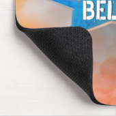 抽象芸術のオレンジ《写真》ぼけ味 マウスパッド (コーナー)