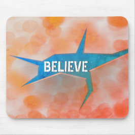 抽象芸術のオレンジ《写真》ぼけ味 マウスパッド