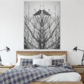 抽象芸術のカラスの鳥プリント キャンバスプリント (インサイチュ (寝室))