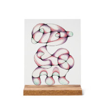 抽象芸術のガラスの装飾