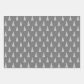 抽象芸術のクリスマスツリー包装紙 ラッピングペーパーシート (正面3)