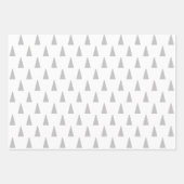 抽象芸術のクリスマスツリー包装紙 ラッピングペーパーシート (正面2)