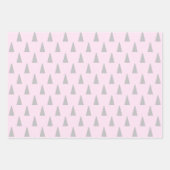 抽象芸術のクリスマスツリー包装紙 ラッピングペーパーシート (正面)