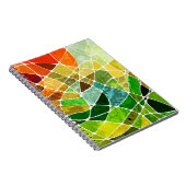 抽象芸術のグランジ幾何学的背景パターングランジ ノートブック (右側)