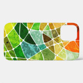 抽象芸術のグランジ幾何学的背景パターングランジ Case-Mate iPhoneケース (裏面 (横))