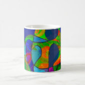 抽象芸術のコーヒーマグ "abstract6" コーヒーマグカップ (中央)