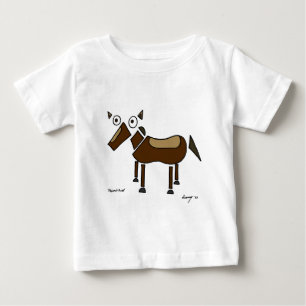 抽象芸術のシャツ ベビーTシャツ