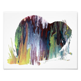 抽象芸術のシルエット フォトプリント           