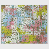 抽象芸術のシームレスなパターン絵を描春 ラッピングペーパー (フラット)