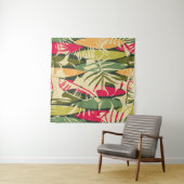 抽象芸術のシームレスなパタ葉ーン。ハ タペストリー (インサイチュ(横))