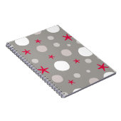 抽象芸術のシームレスなヴィンテージパターン ノートブック (右側)