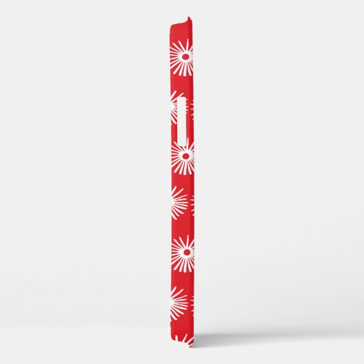 抽象芸術のシームレスな白黒フローラテクスチャ。 Case-Mate iPhoneケース (裏面 / 右)