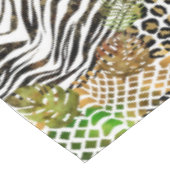 抽象芸術のジャングルカラフル テーブルクロス (アングル)