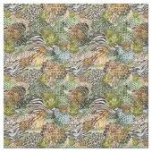 抽象芸術のジャングルカラフル ファブリック (見本)