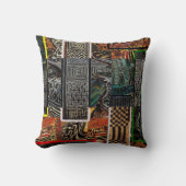 抽象芸術のジャングル クッション (正面)