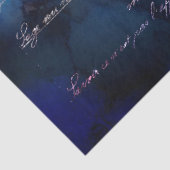 抽象芸術のスクリプト青い緑の水の色の分離 薄葉紙 (詳細)