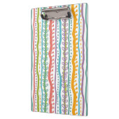 抽象芸術のストライプの垂直パターン クリップボード (左)