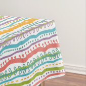 抽象芸術のストライプの垂直パターン テーブルクロス (インサイチュ)