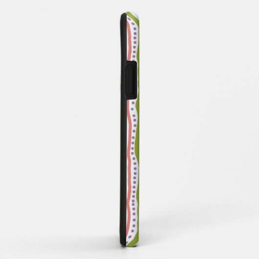 抽象芸術のストライプの垂直パターン Case-Mate iPhoneケース (裏面/右)