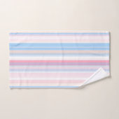 抽象芸術のストライプソフトカラーの縦の色 バスタオルセット (ハンドタオル)