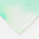 抽象芸術のソフトクラウドの背景(PASTELカラフル)  フリースブランケット (角)