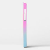 抽象芸術のソフトクラウドの背景(PASTELカラフル)  Case-Mate iPhoneケース (裏面 / 左)