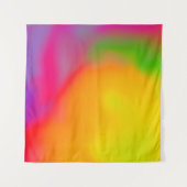 抽象芸術のソフトクラウド背景パステルカラフル タペストリー (正面(横))