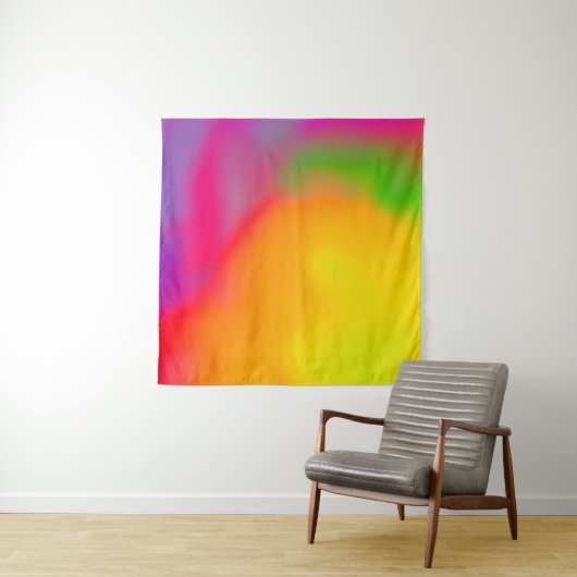 抽象芸術のソフトクラウド背景パステルカラフル タペストリー (インサイチュ(横))