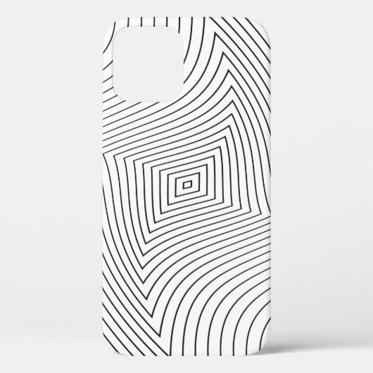 抽象芸術のツイスト背景。変数thiの行 Case-Mate iPhoneケース (裏面)