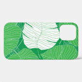 抽象芸術のトロピッ芸術的ク絵を描リーフ。 Case-Mate iPhoneケース (裏面 (横))