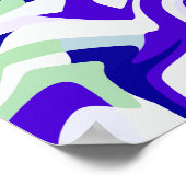 抽象芸術のトーンでの旋回パタクールーン ポスター (角)