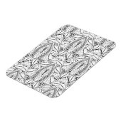 抽象芸術のドードル マグネット (左側)